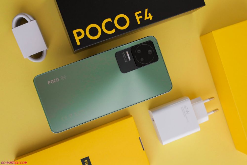 جعبه گشایی POCO F4 سبز